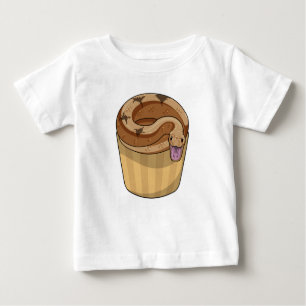 Snake with Muffin Baby T-Shirt