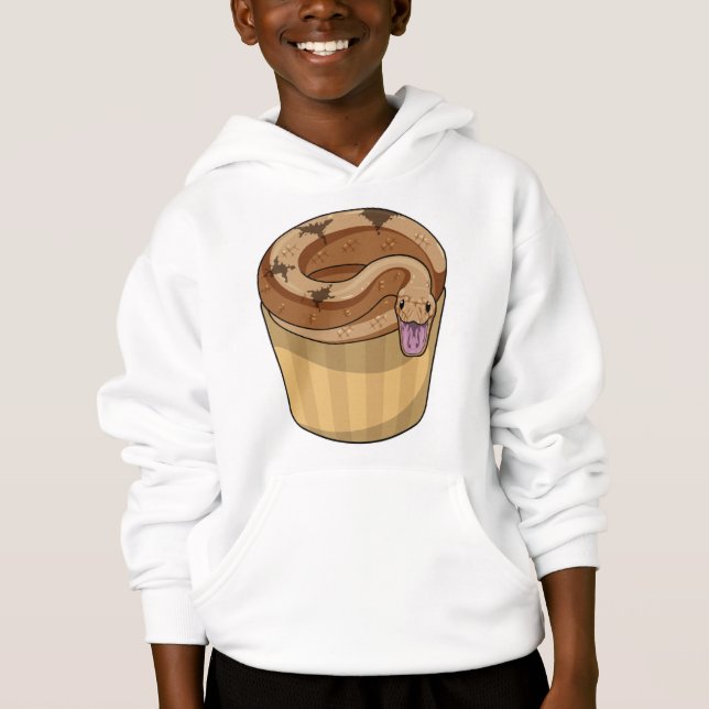 Snake with Muffin Hoodie (Front)