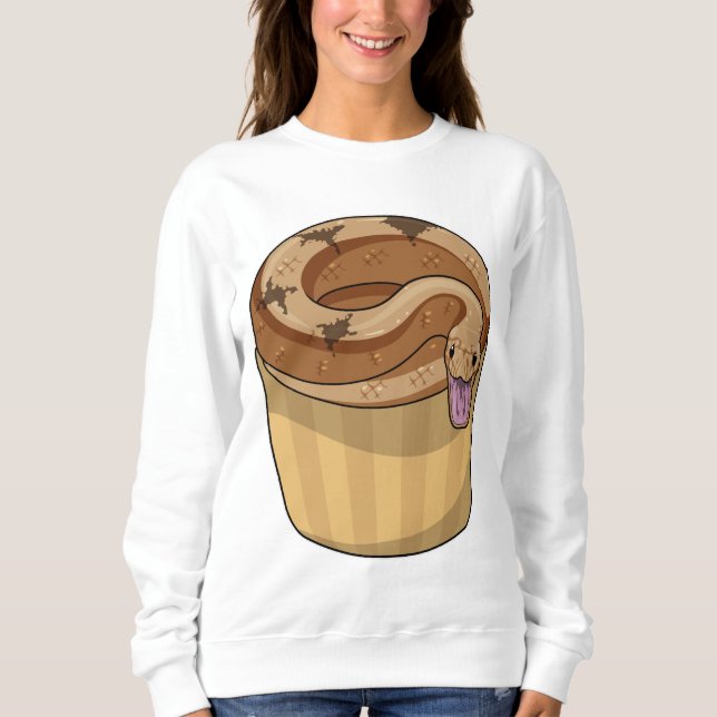 Snake with Muffin Sweatshirt (Front)