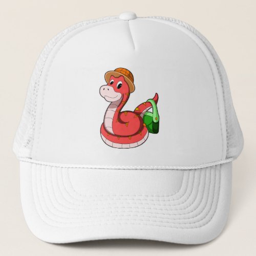 Snake with Purse  Hat