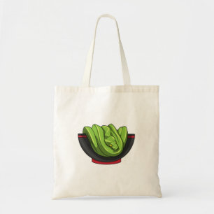 Snake with Ramen Bowl Tote Bag