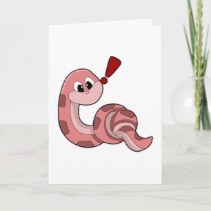 Snake with red Stains Card