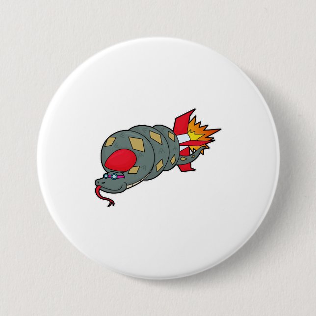 Snake with Rocket Button (Front)