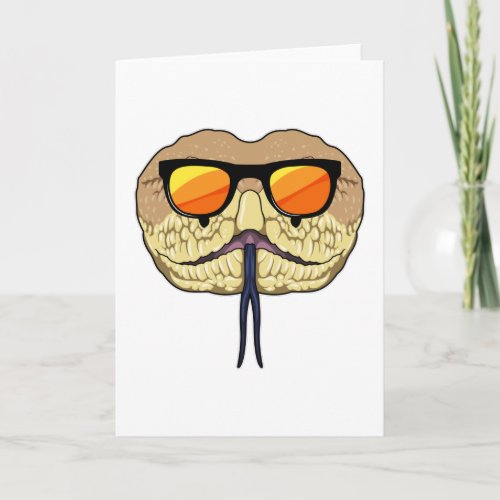Snake with Sunglasses Card
