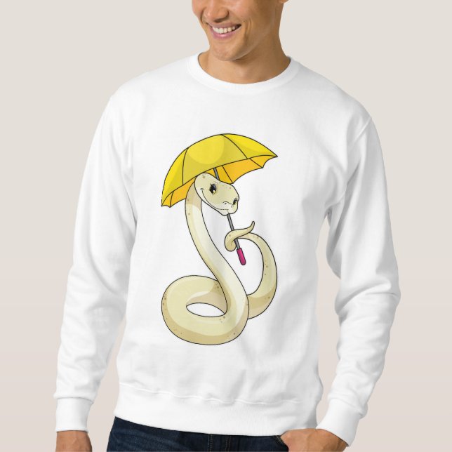 Snake with Umbrella Sweatshirt (Front)