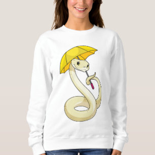 Snake with Umbrella Sweatshirt