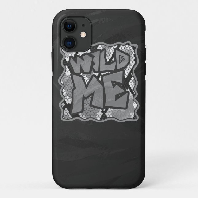 Snake Yellow and Gold Print Case-Mate iPhone Case (Back)