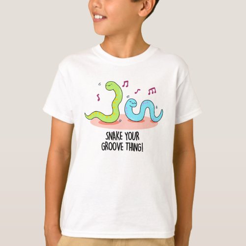 Snake Your Groove Thing Funny Disco Pun  T_Shirt