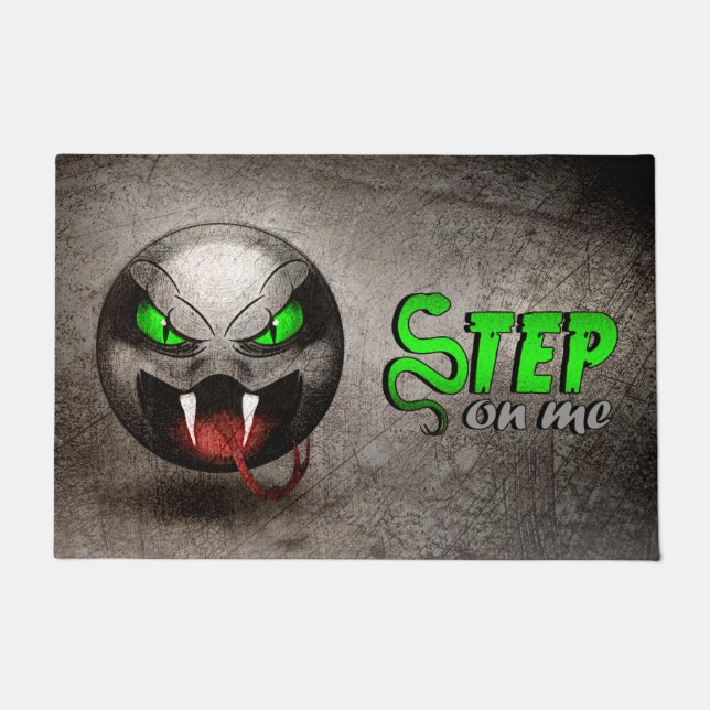 Snakemoji Vintage Bridge Doormat (Front)