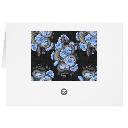 Snakes and blue roses (Back Horizontal)