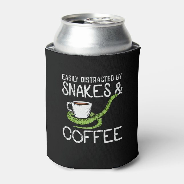 Snakes and Coffee Can Cooler (Can Front)