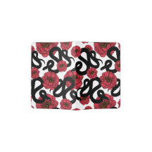 Snakes and red peonies  