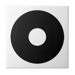 Snake's eye ceramic tile