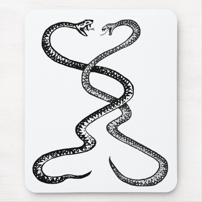 Snakes in Combat Mouse pad (Front)