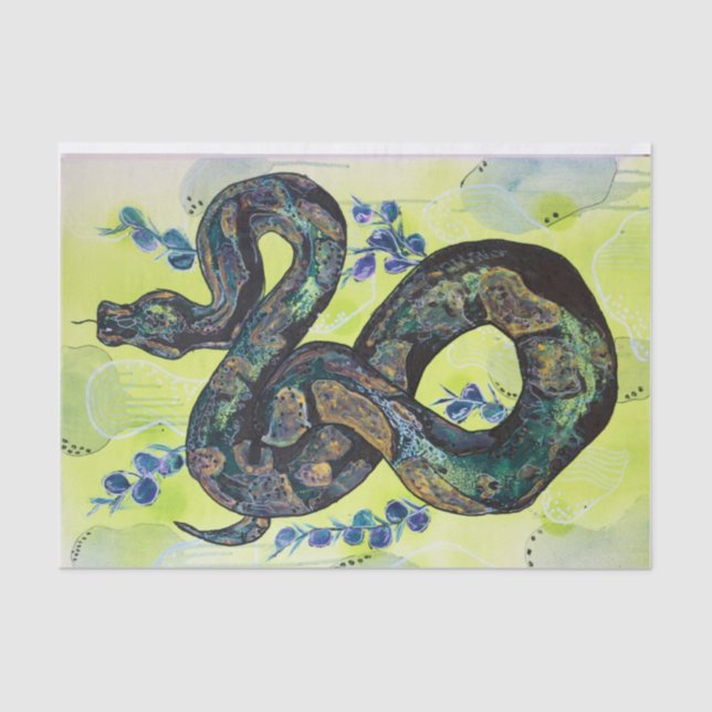 Snakes like gifts too tissue paper (Front)