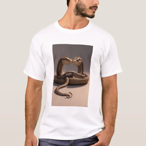 Snakes love each other T_Shirt