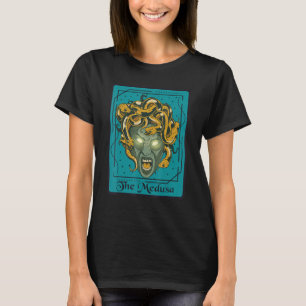 Snakes Medusa Greek Mythology Tarot Card Ancient G T-Shirt