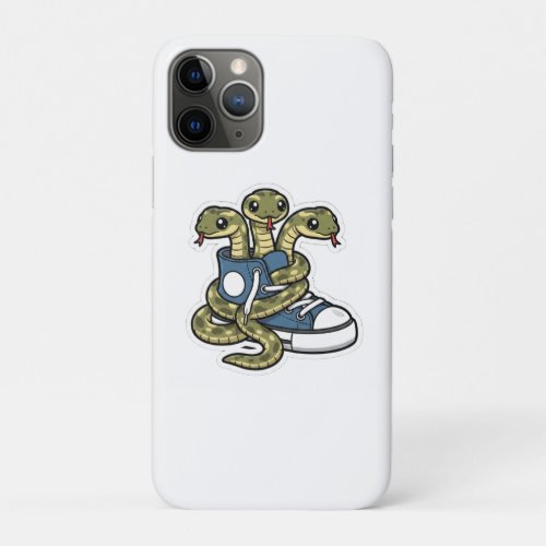 Snakes on shoes iPhone 11 pro case