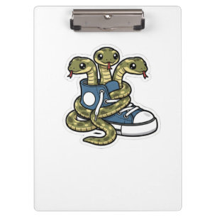 Snakes on shoes clipboard