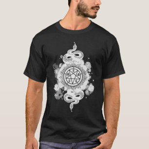 Snakes Pentagram Leviathan Cross E Girl Mall Trad T-Shirt