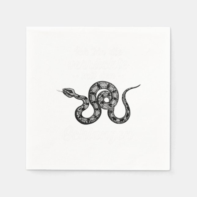 Snakes Schlange Reptile Reptiles Snake Animal Pet  Napkins (Front)