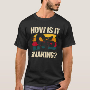 Snakes Snaking Reptile Herpetologist Ophidiophili T-Shirt