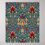 Snakeshead, Flower Wallpaper by William Morris Poster<br><div class="desc">William Morris - Snakeshead,  Flower Wallpaper. William Morris was a British textile designer,  poet,  novelist,  translator and socialist activist associated with the British Arts and Crafts Movement. He was a major contributor to the revival of traditional British textile arts and methods of production.</div>