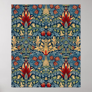 Snakeshead, Flower Wallpaper by William Morris Poster