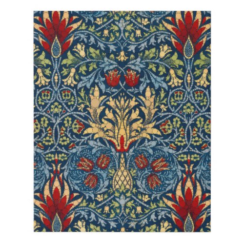 Snakeshead Infinity Dots by After William Morris Faux Canvas Print