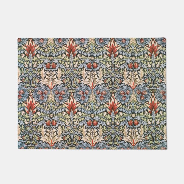 Snakeshead Pattern (by William Morris) Doormat (Front)