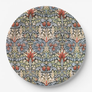 Snakeshead Pattern (by William Morris) Paper Plates
