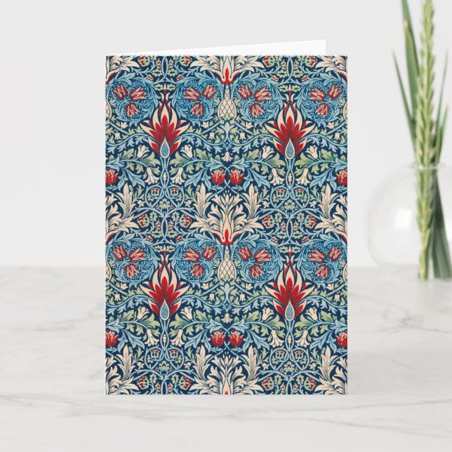 Snakeshead, William Morris Card (Front)