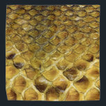 Snakeskin Bandana<br><div class="desc">Rich color and decorative wild camouflage pattern markings of snakeskin.</div>