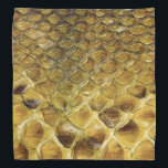 Snakeskin Bandana<br><div class="desc">Rich color and decorative wild camouflage pattern markings of snakeskin.</div>