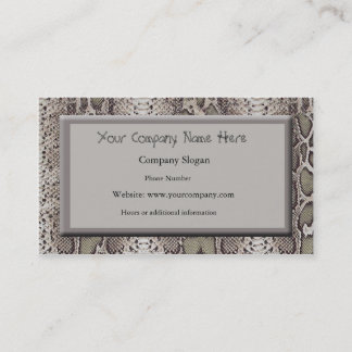 Snakeskin Business Card