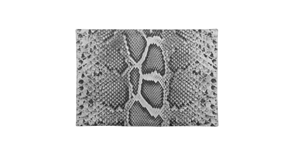 Snakeskin design, Snake Skin Print Pattern Cloth Placemat ...