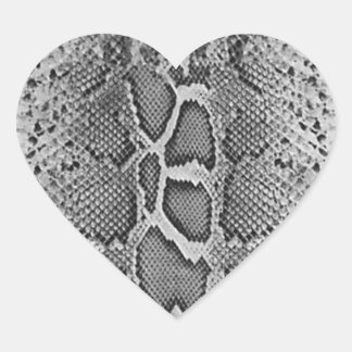 Snakeskin design, Snake Skin Print Pattern Heart Sticker