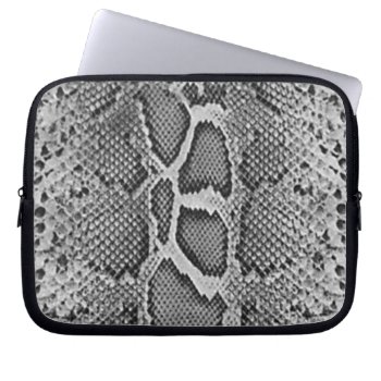 Snakeskin Design  Snake Skin Print Pattern Laptop Sleeve by Elegant_Patterns at Zazzle