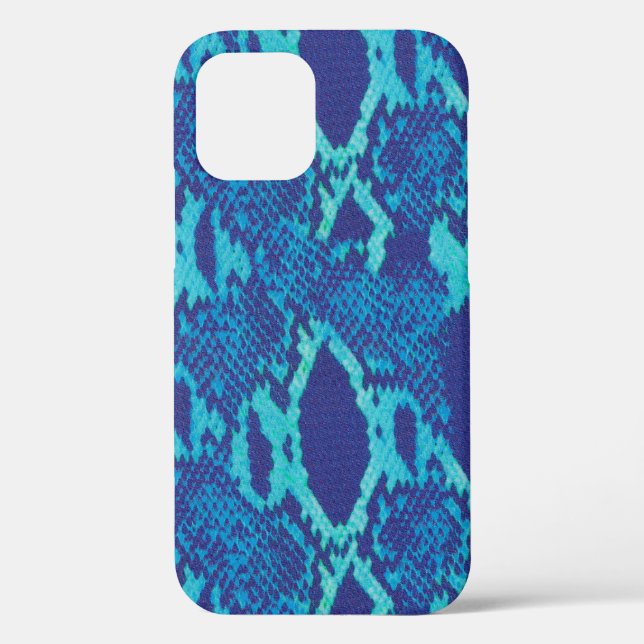 Snakeskin in Blue Case-Mate iPhone Case (Back)