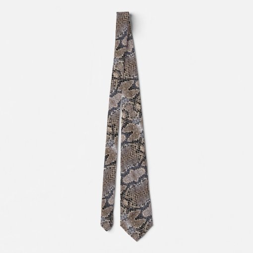 snakeskin necktie
