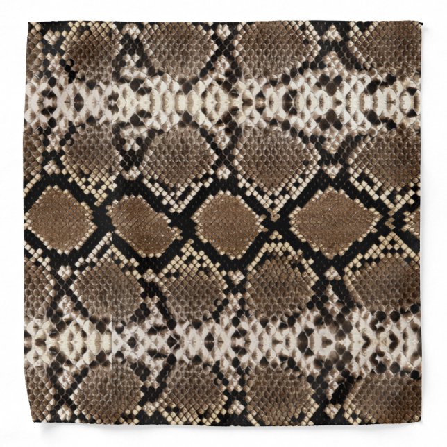 Snakeskin Pattern Bandana (Front)