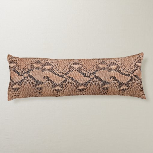 Snakeskin Pattern Cool Animal Print Body Pillow Zazzle