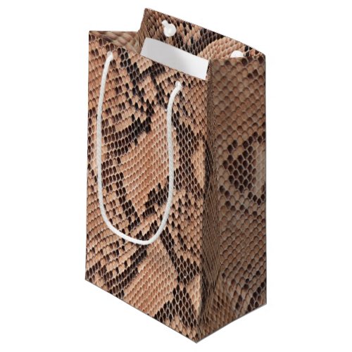 Snakeskin Pattern Cool Animal Print Small Gift Bag