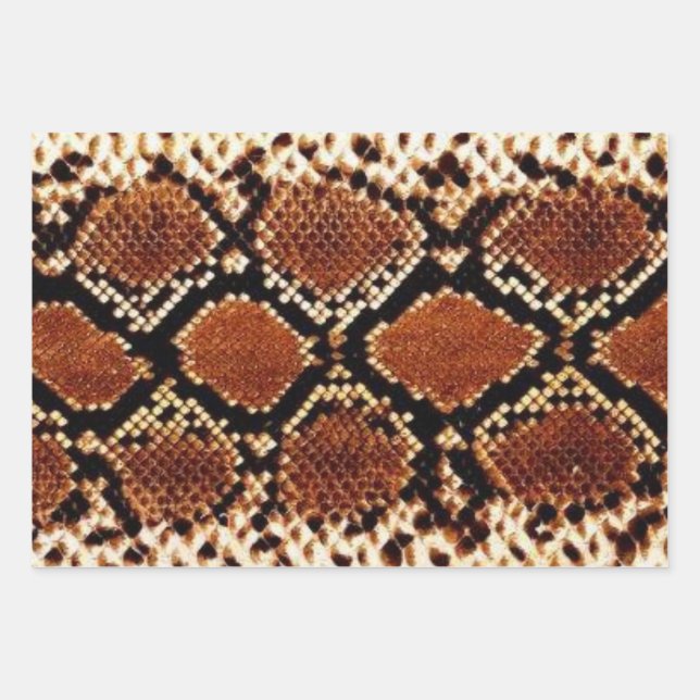 Snakeskin Wrapping Paper Sheets (Front)