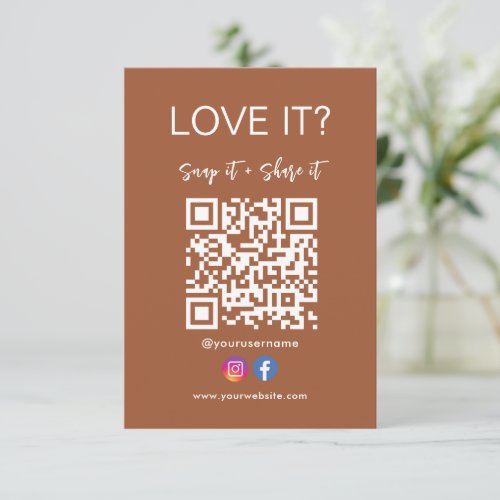 Snap And Share Qr Code Facebook Instagram Logo Invitation