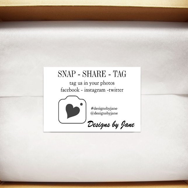 Snap Share Tag Small Business Sticker (Creator Uploaded)