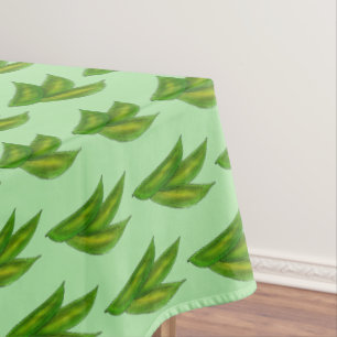 Snap Snow Peas Peapods Green Garden Vegetable Veg Tablecloth