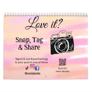 snap tag share media camera add socials love it. A Calendar