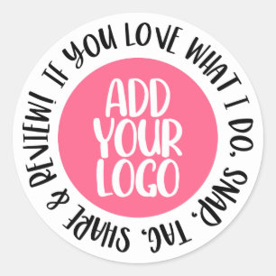 Snap Tag Share Review Cute Add Logo Small Business