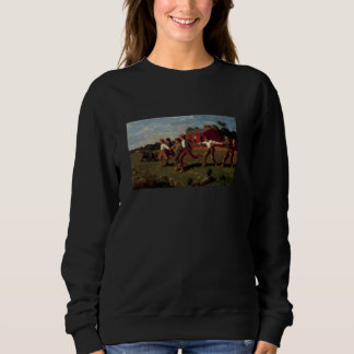 Snap the Whip by Winslow Homer (1872) Sweatshirt